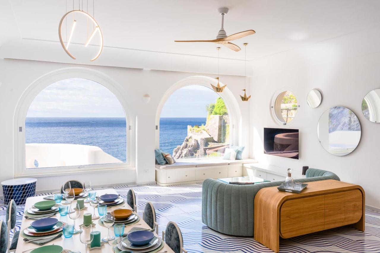 Acquachiara Seaside Luxury Villa In Amalfi Coast Maiori Luaran gambar