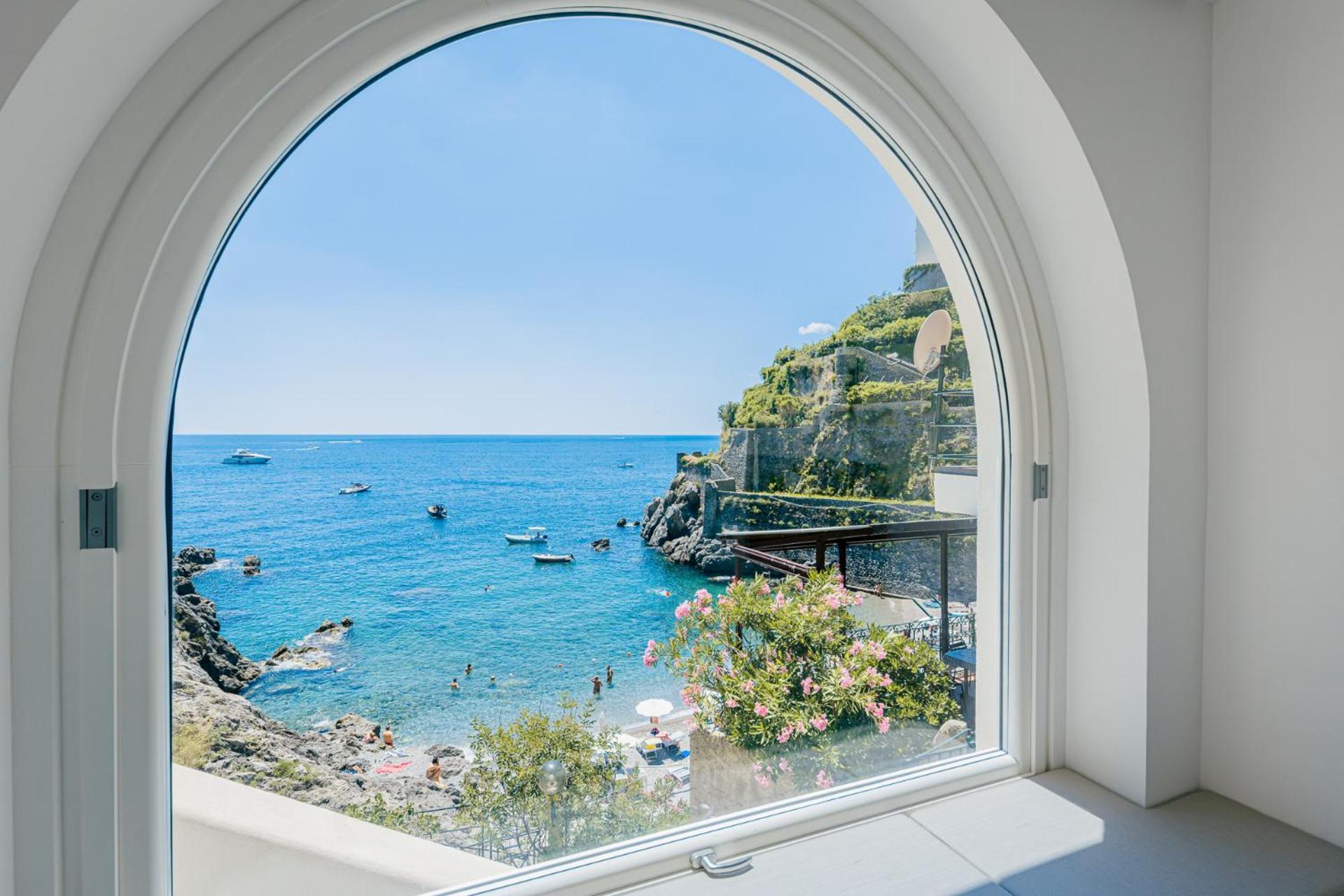 Acquachiara Seaside Luxury Villa In Amalfi Coast Maiori Luaran gambar
